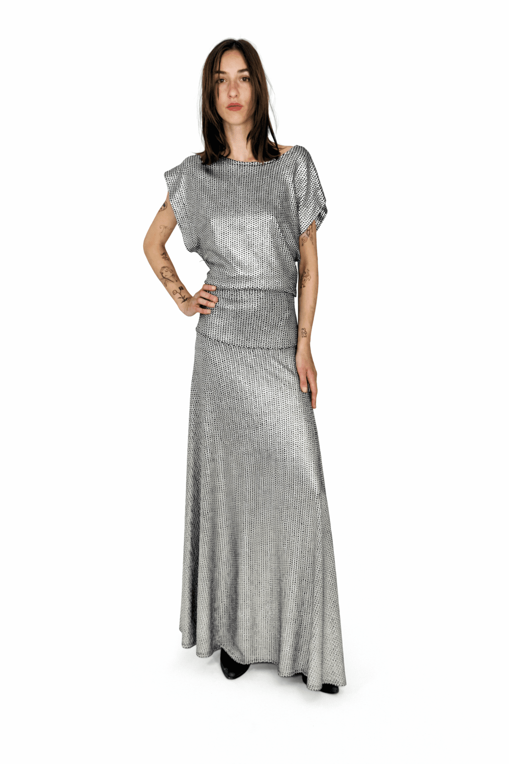 Circle Skirt - Silver - Meg