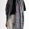 Classic Plaid Scarf - Black - Meg