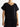 Cowl Neck Tee - Black - Meg