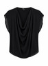 Cowl Top - Black - Meg