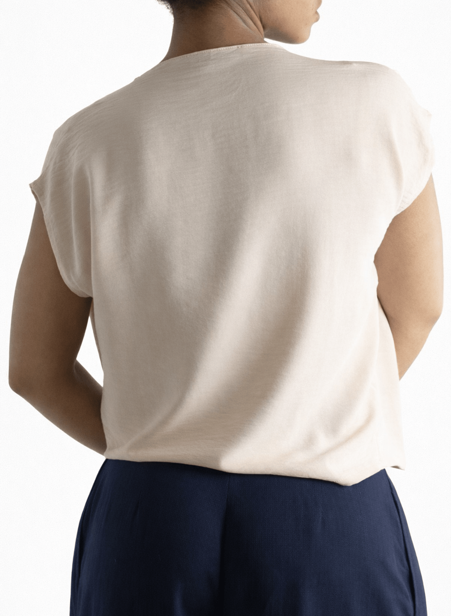 Cowl Top - Oatmeal - Meg