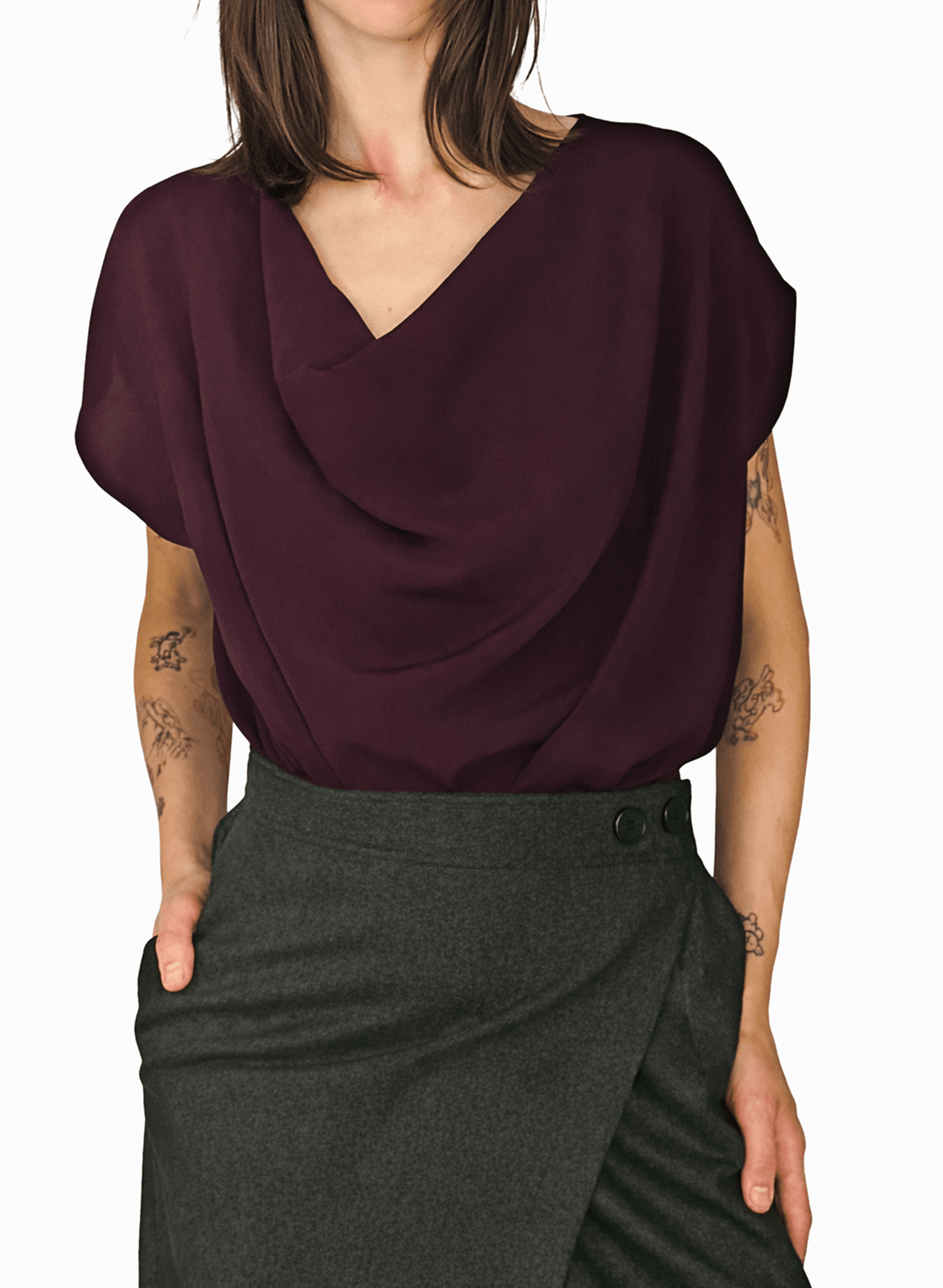 Cowl Top - Porto - Meg