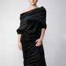 Crazy Sweater Dress - Black Velour (Pre - Order) - Meg
