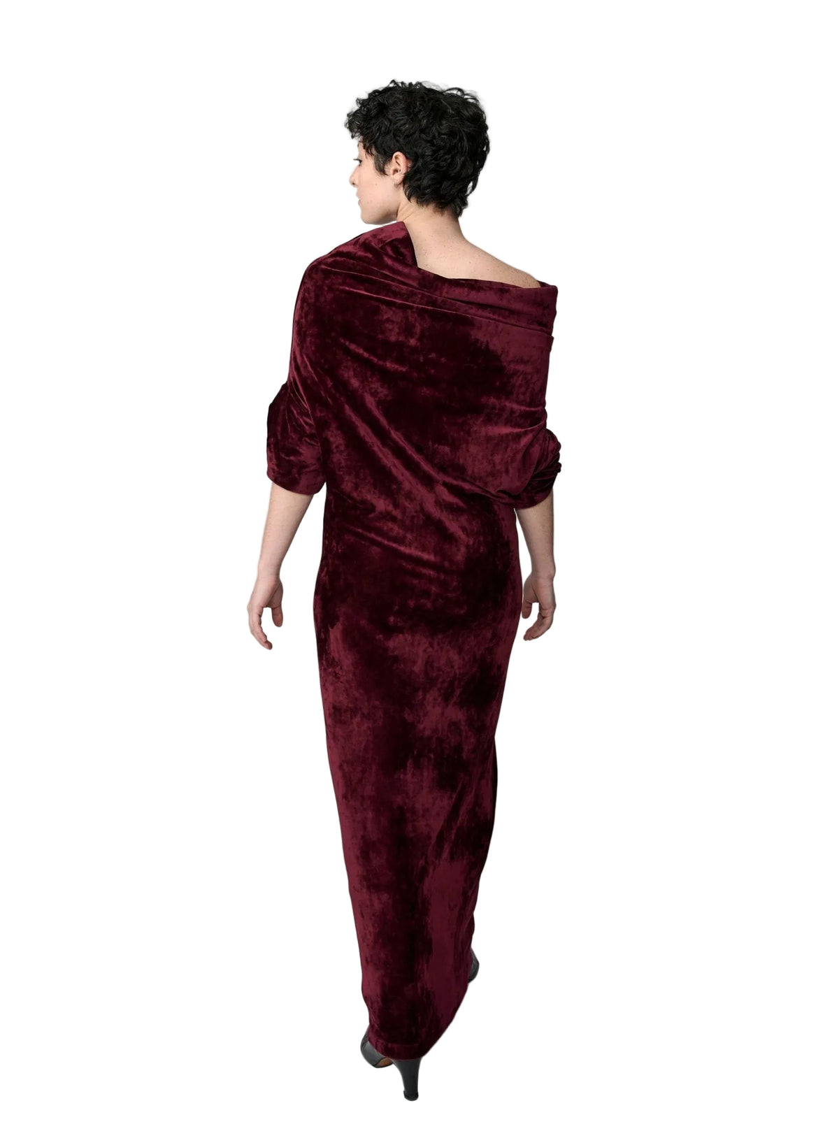 Crazy Sweater Dress - Burgundy Velour (Pre - Order) - Meg