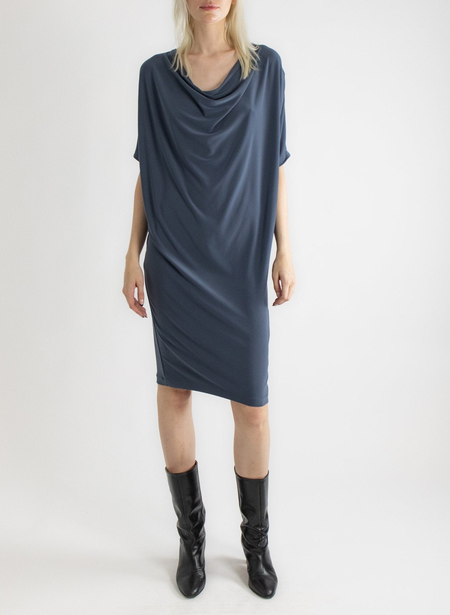 Crux Dress - Charcoal - Meg