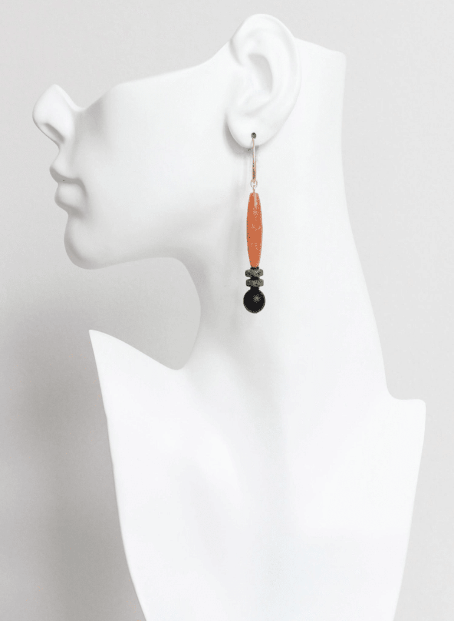 David Aubrey - Carnelian Jade Earrings - Meg