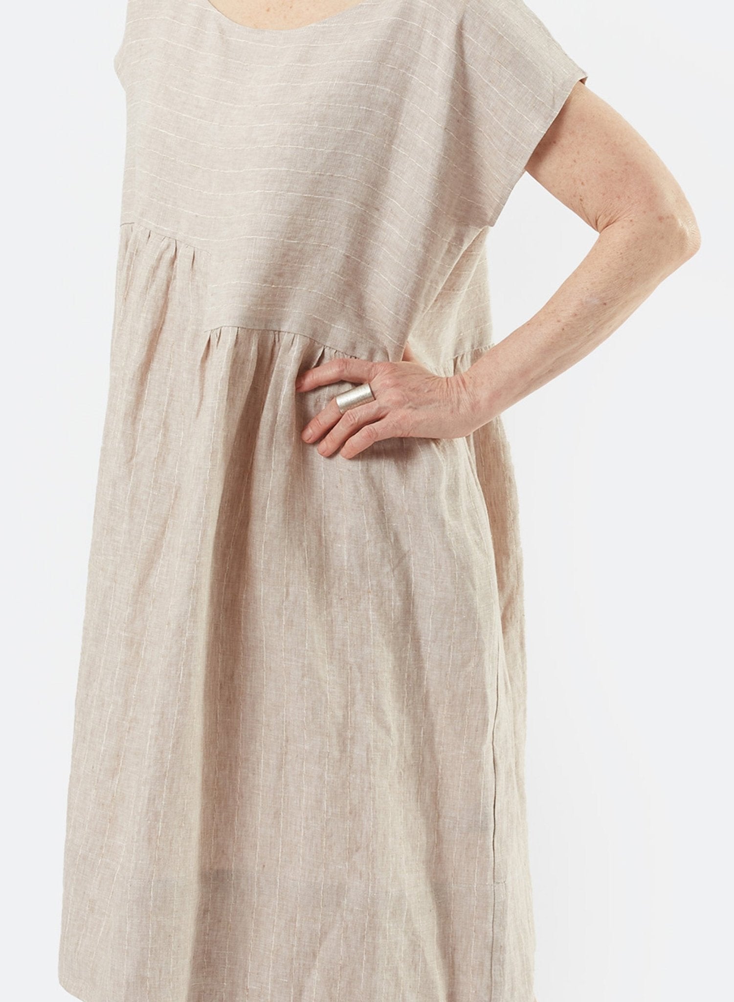 Delphine Babydoll Dress - Sand - Meg