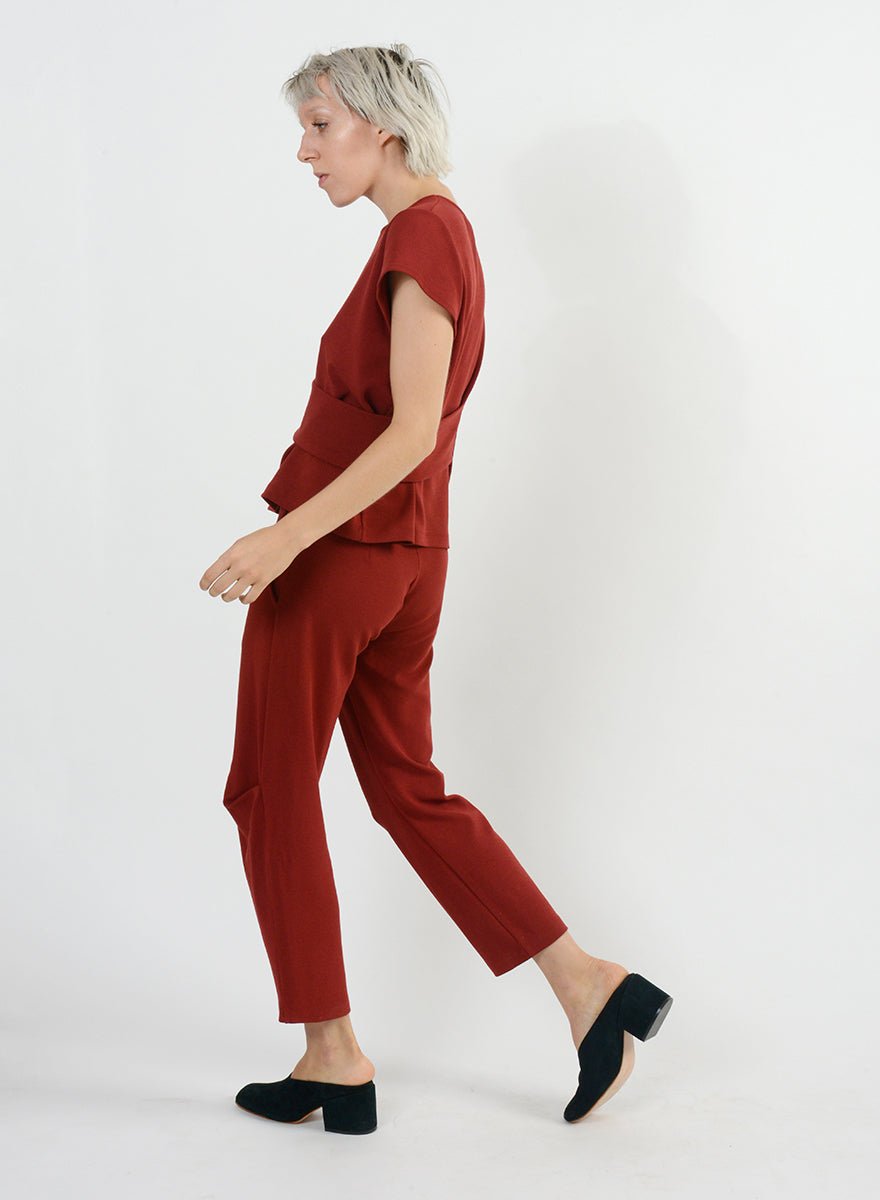 Dip Pant - Cognac - S (RESALE ITEM) - Meg