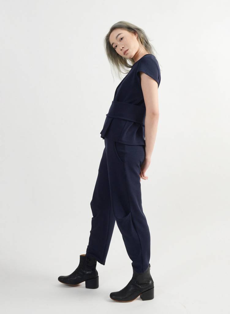 Dip Pant - Navy - XS (RESALE ITEM) - Meg