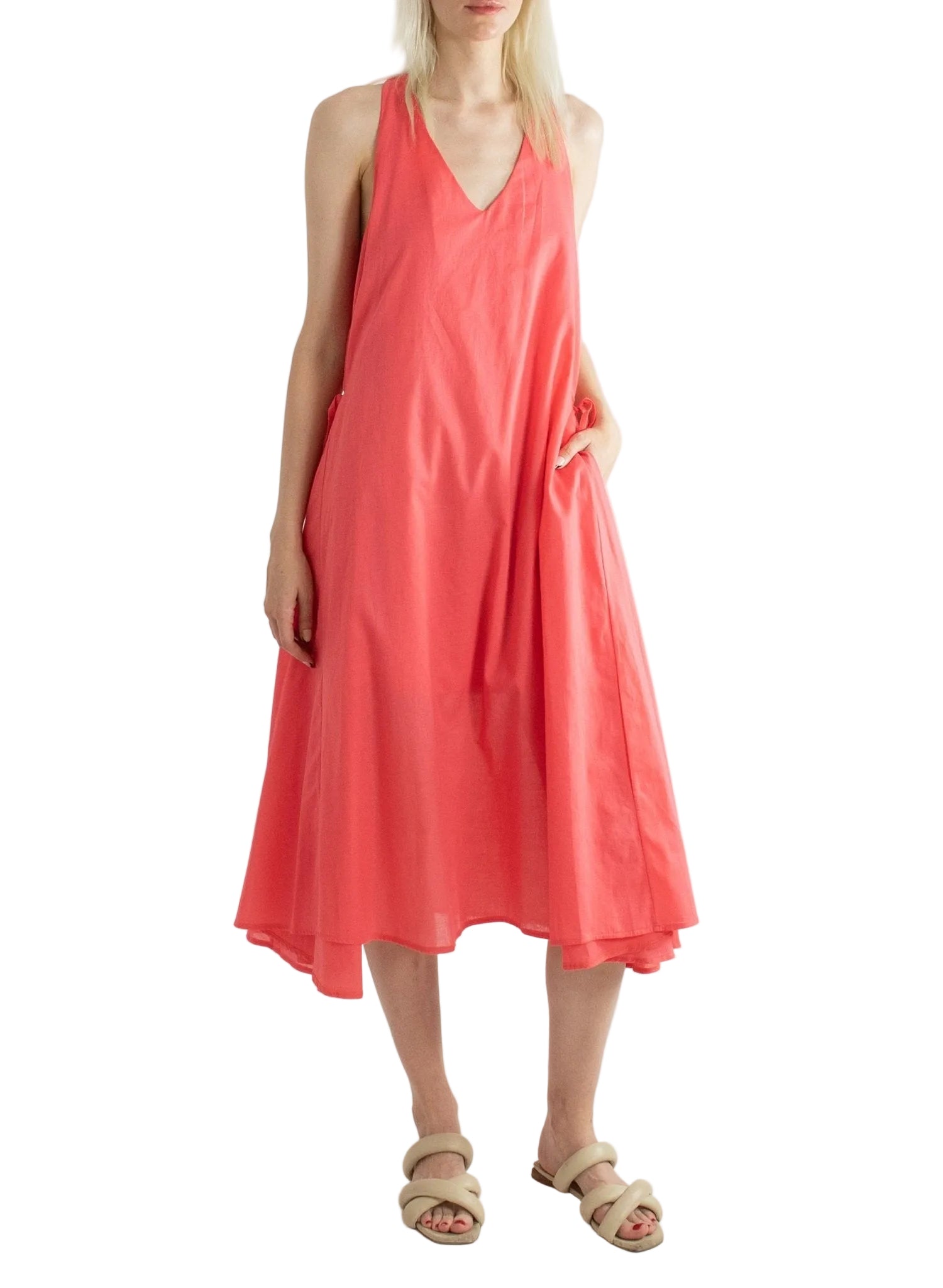 Downtown Tank Dress - Strawberry - Meg - Made in NYC