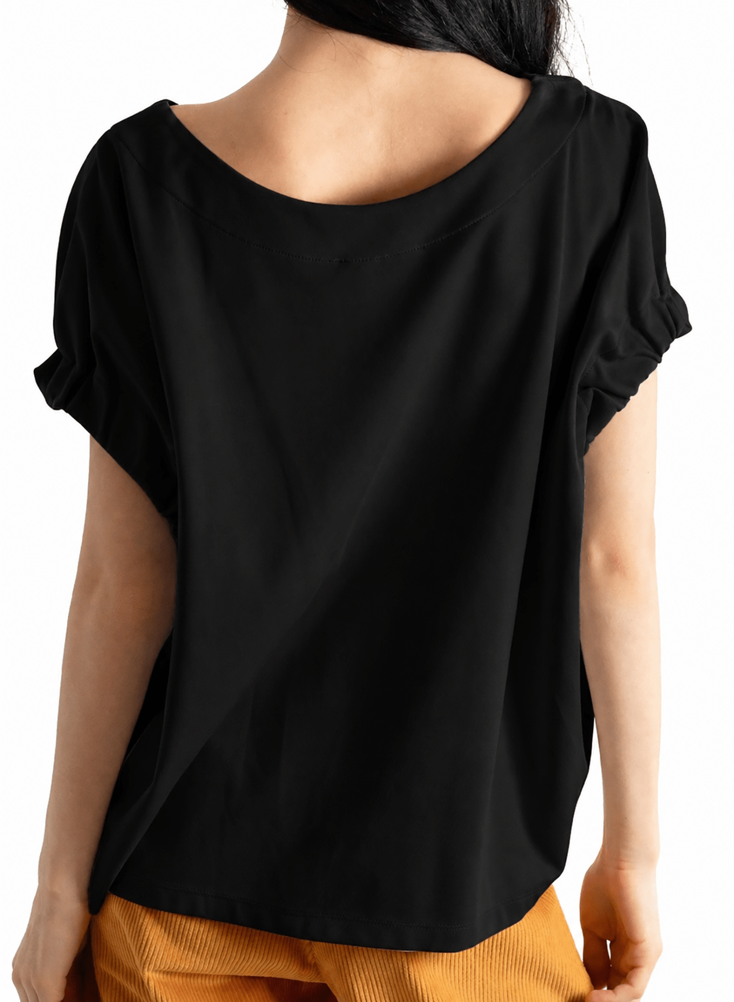 Elastic Armhole Top - Black - Meg