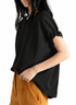 Elastic Armhole Top - Black - Meg
