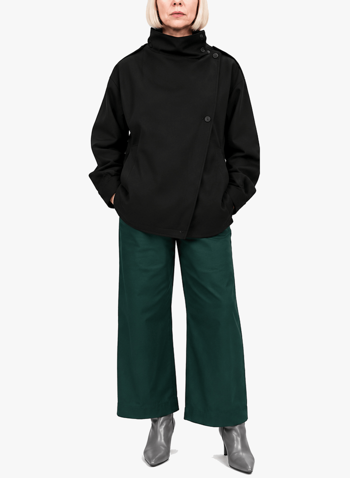 Face-Off Bomber Jacket - Black - Meg