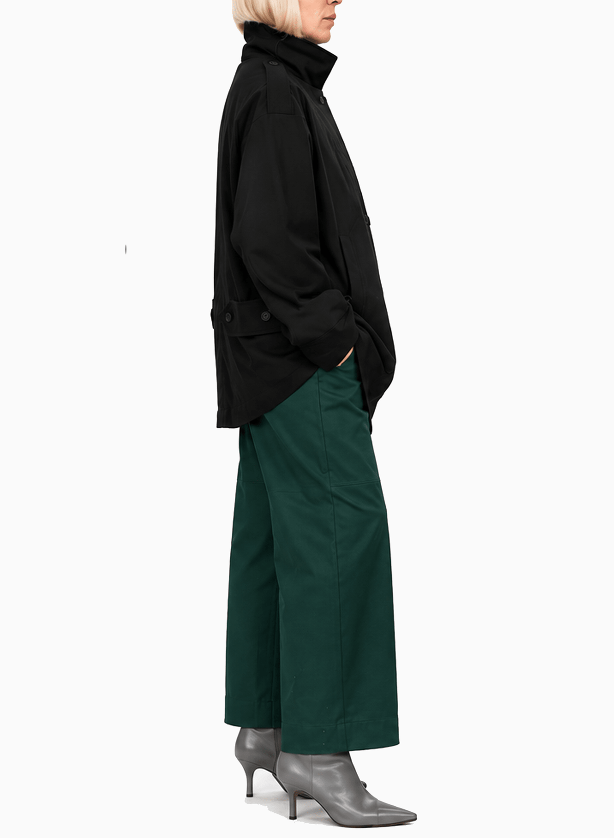Face-Off Bomber Jacket - Black - Meg
