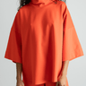 Flared Sleeve Turtleneck - Orange - Meg