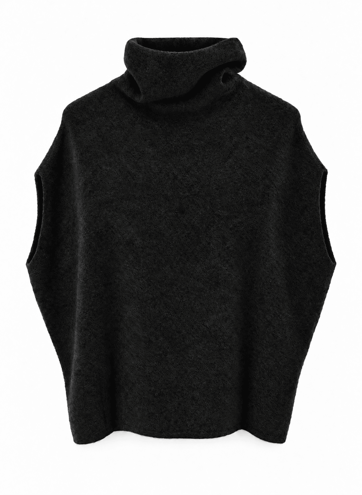 Funnel Neck Sweater - Black - Meg