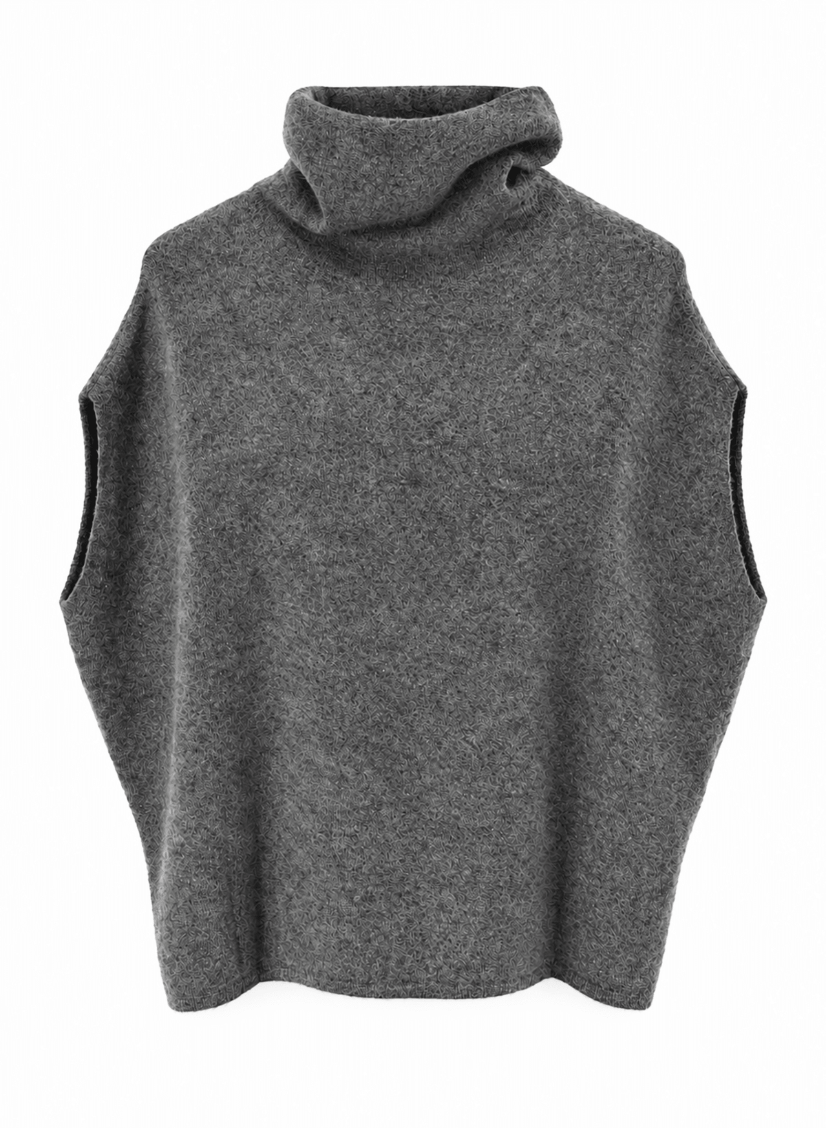 Funnel Neck Sweater - Charcoal - Meg