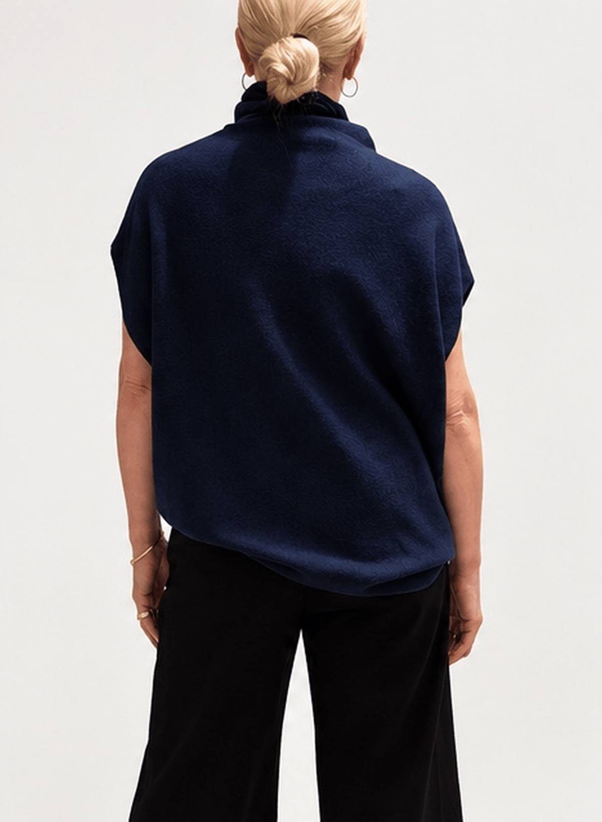 Funnel Neck Sweater - Cobalt - Meg