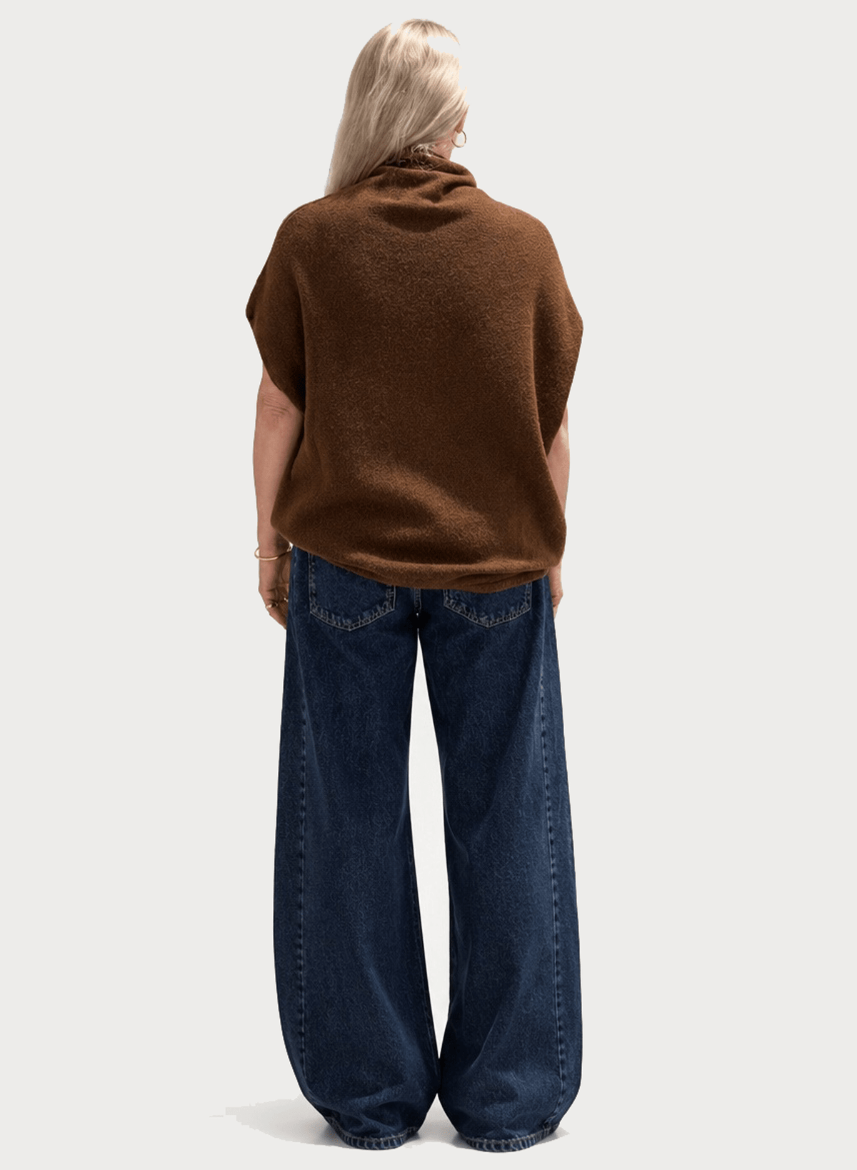 Funnel Neck Sweater - Copper - Meg