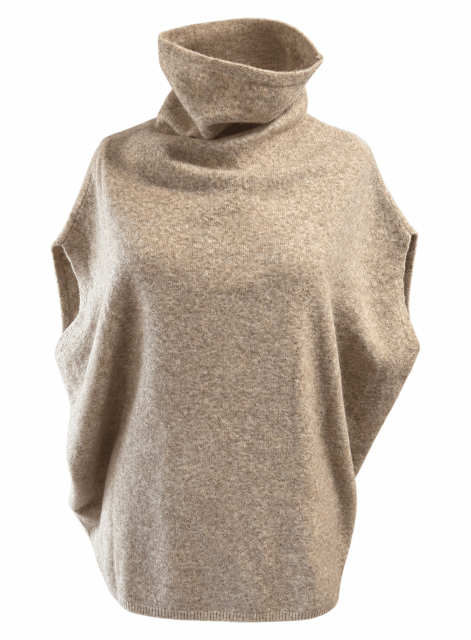 Funnel Neck Sweater - Oatmeal (PRE-ORDER) - Meg
