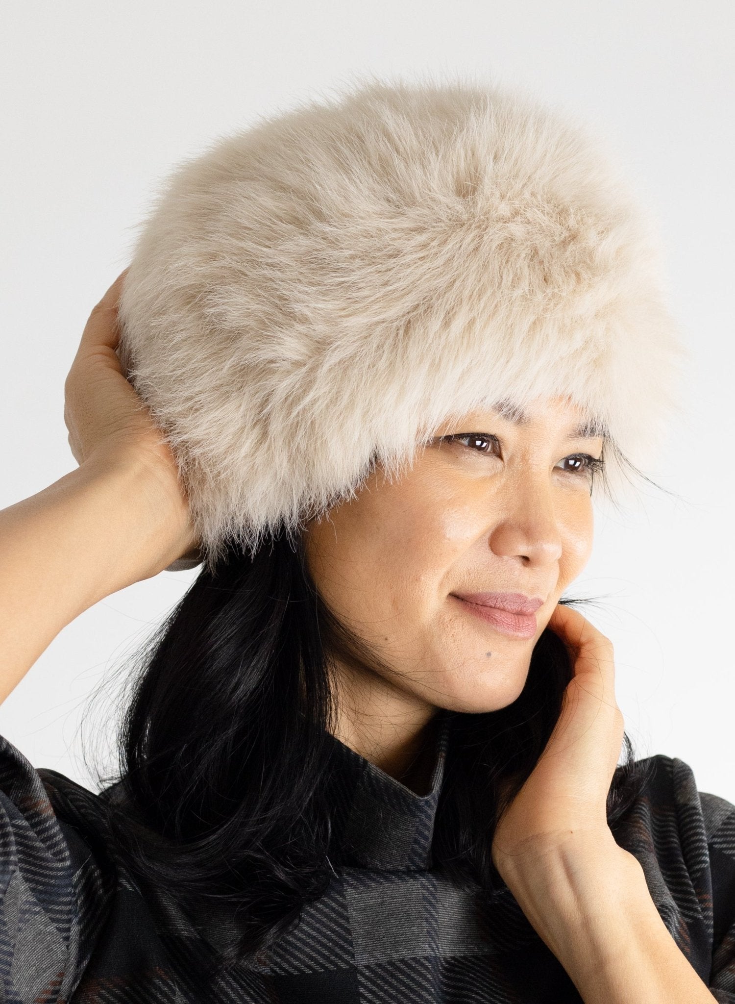 Fur Hat - Beige - Meg