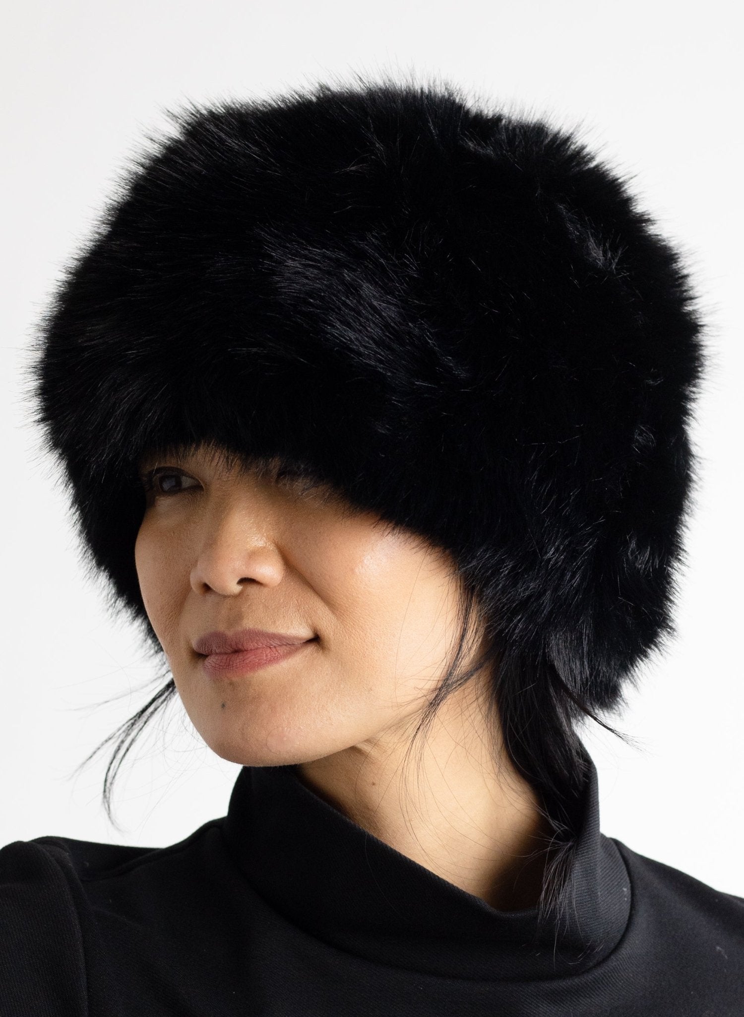 Fur Hat - Black - Meg