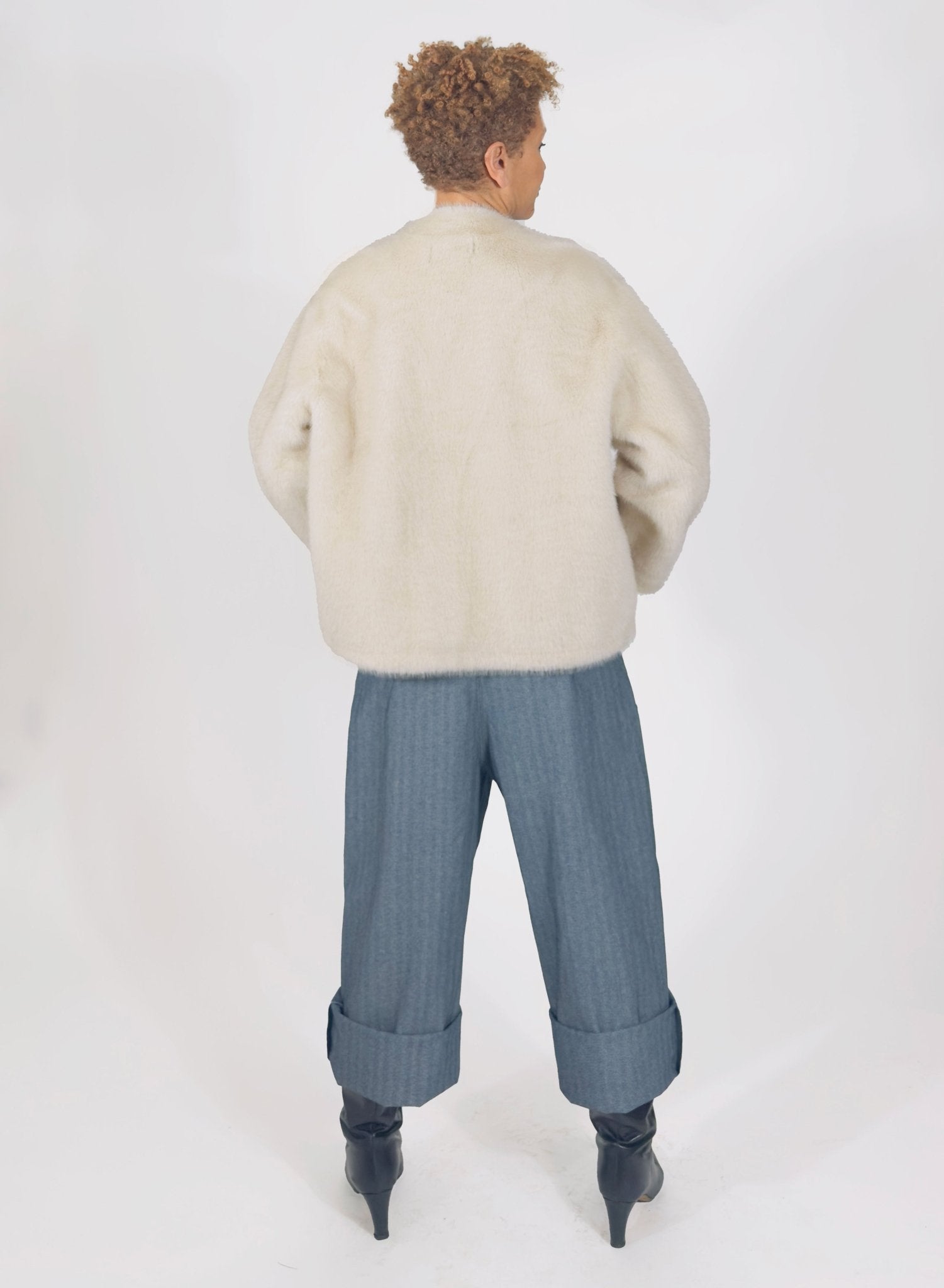 Fur Jacket - Beige - Meg