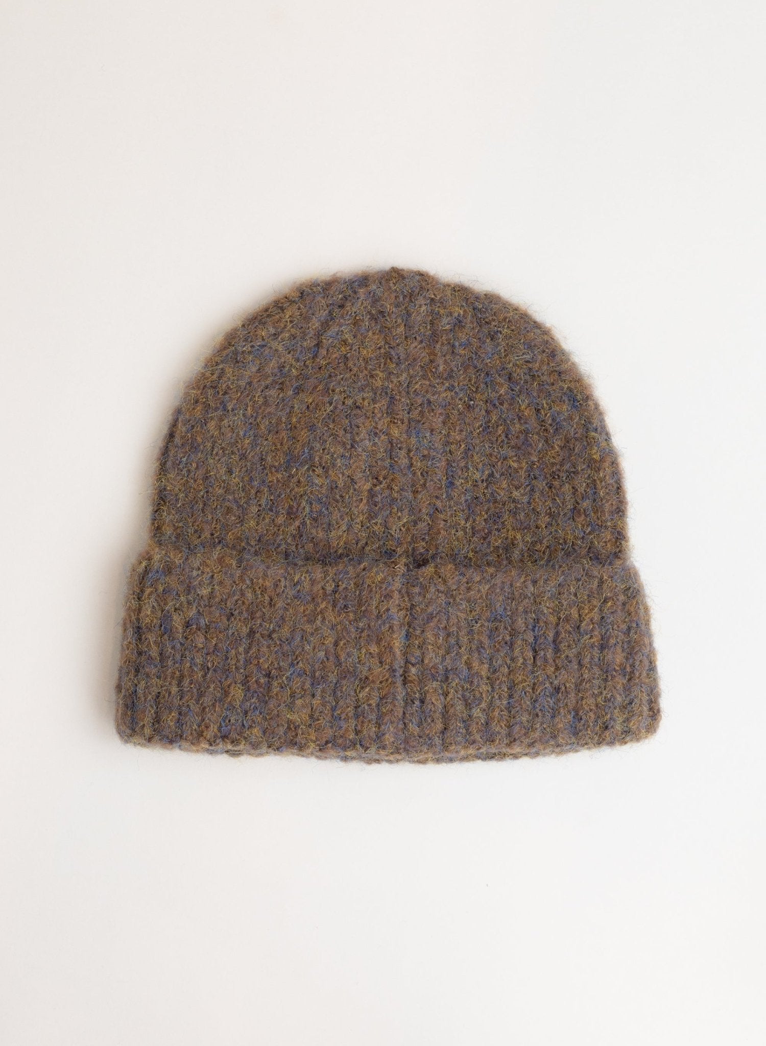 Fuzzy Rib Beanie - Camel - Meg