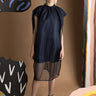 Glamour Shift Dress - Navy (PRE - ORDER) - Meg