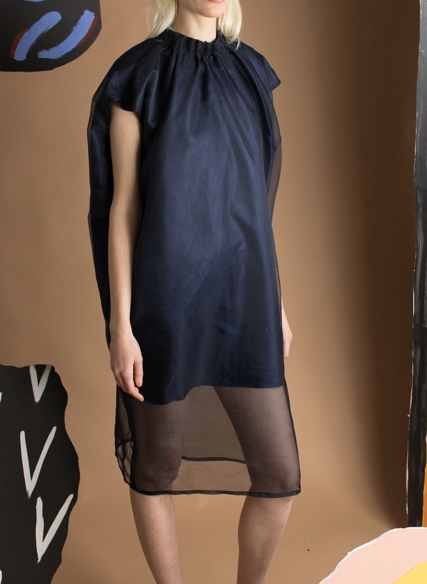 Glamour Shift Dress - Navy (PRE - ORDER) - Meg