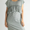 Glimpser Dress - Olive Stripe - Meg