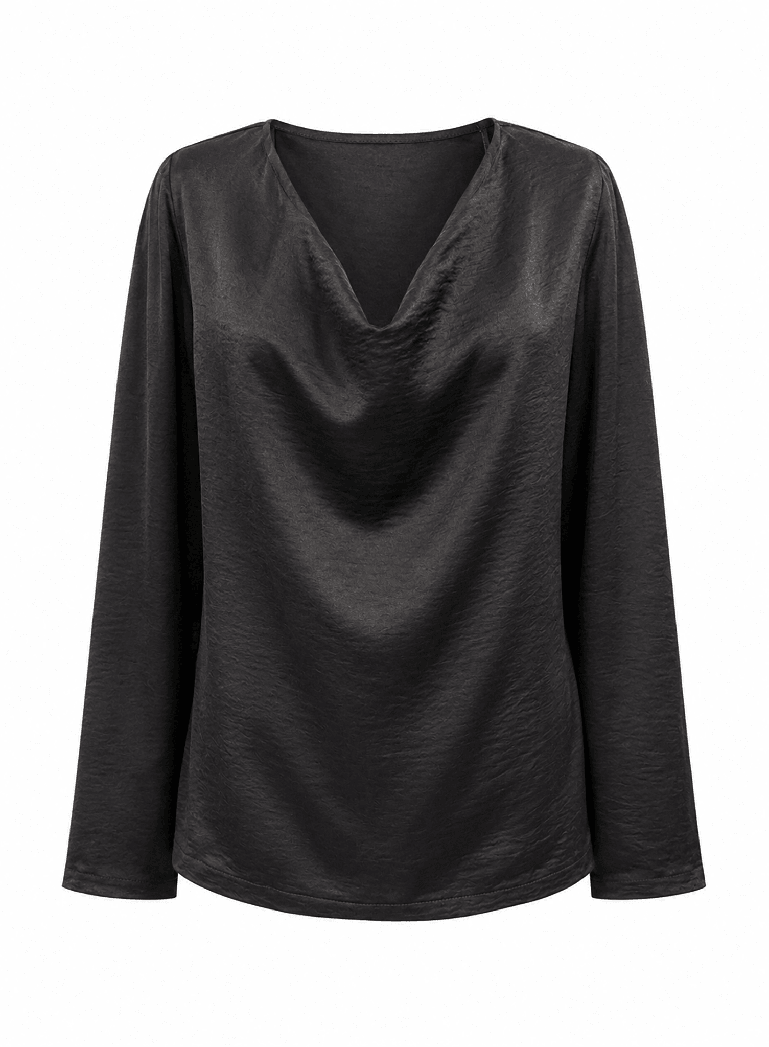 Goalie Cowl Top - Black (PRE-ORDER) - Meg