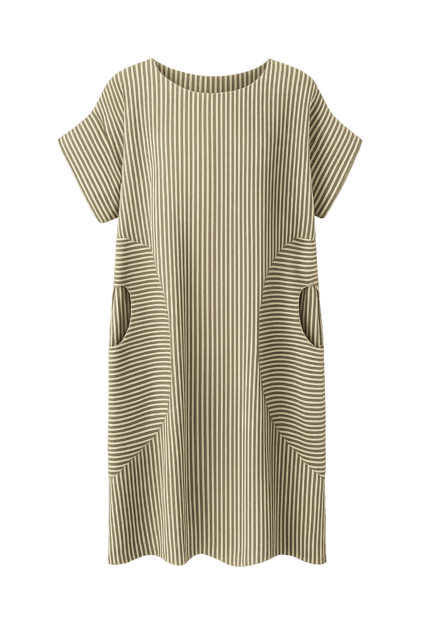 Heidi Dress - Green Stripe - Meg