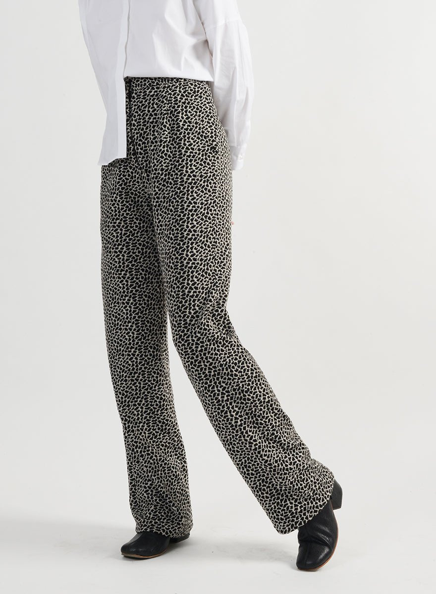 Hepburn Pant - Leopard - L (RESALE ITEM) - Meg