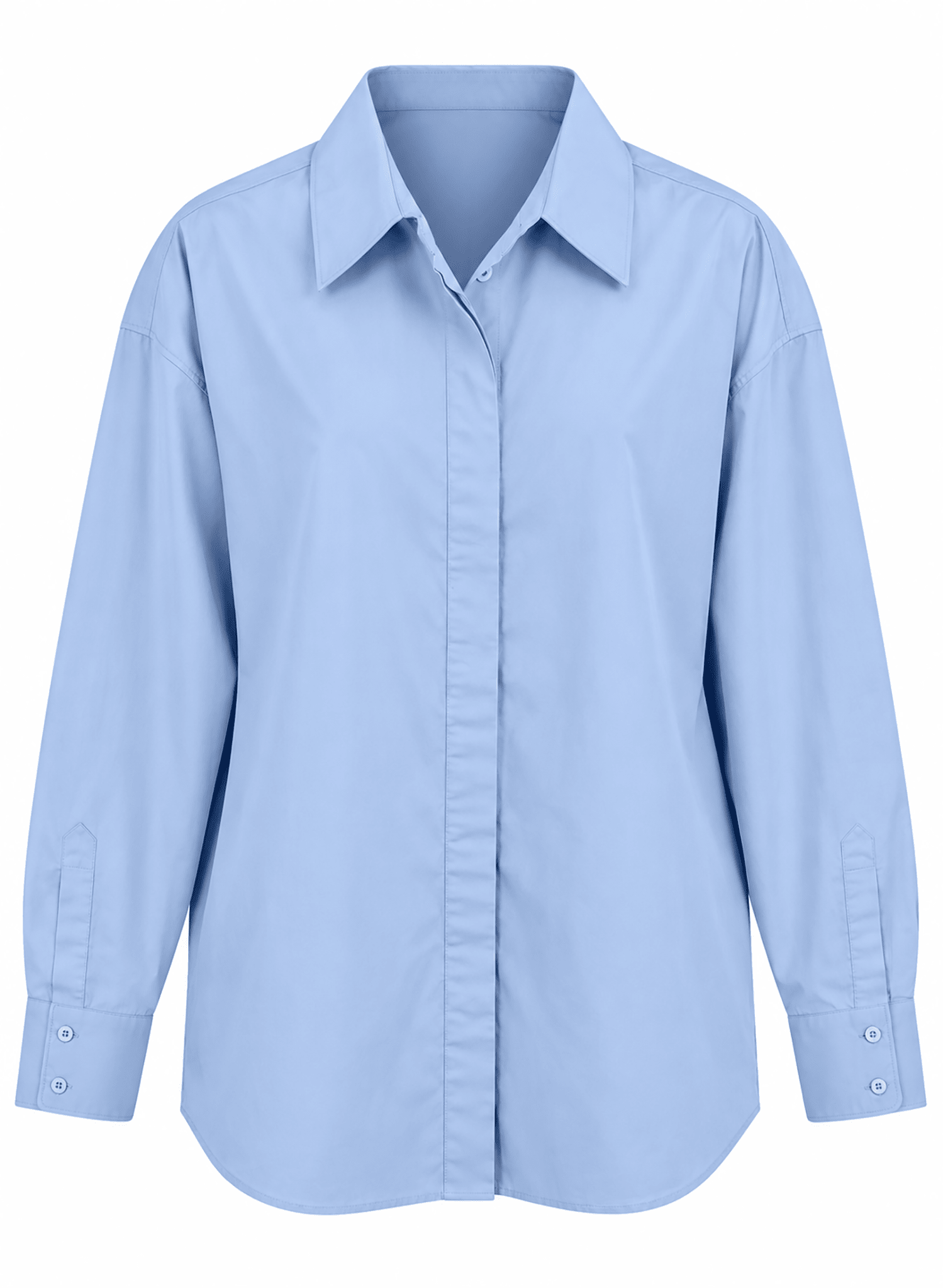 Hi-Low Shirt - Light Blue (PRE-ORDER) - Meg
