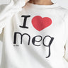 I Heart Meg Sweatshirt - Cream - Meg