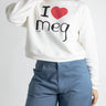 I Heart Meg Sweatshirt - Cream - Meg