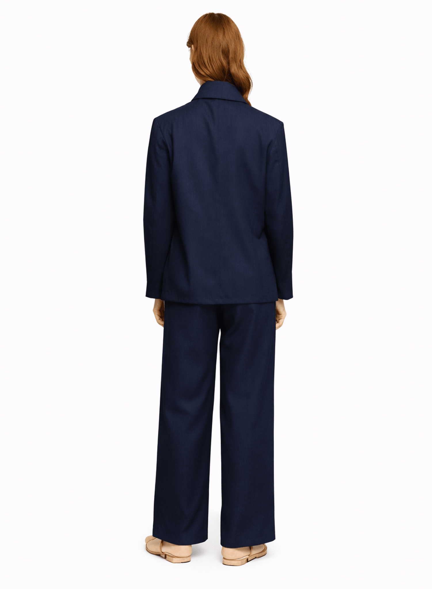 Invert Pleat Pant - Indigo (PRE - ORDER) - Meg