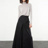 Inverted Pleat Skirt - Black - S (RESALE ITEM) - Meg