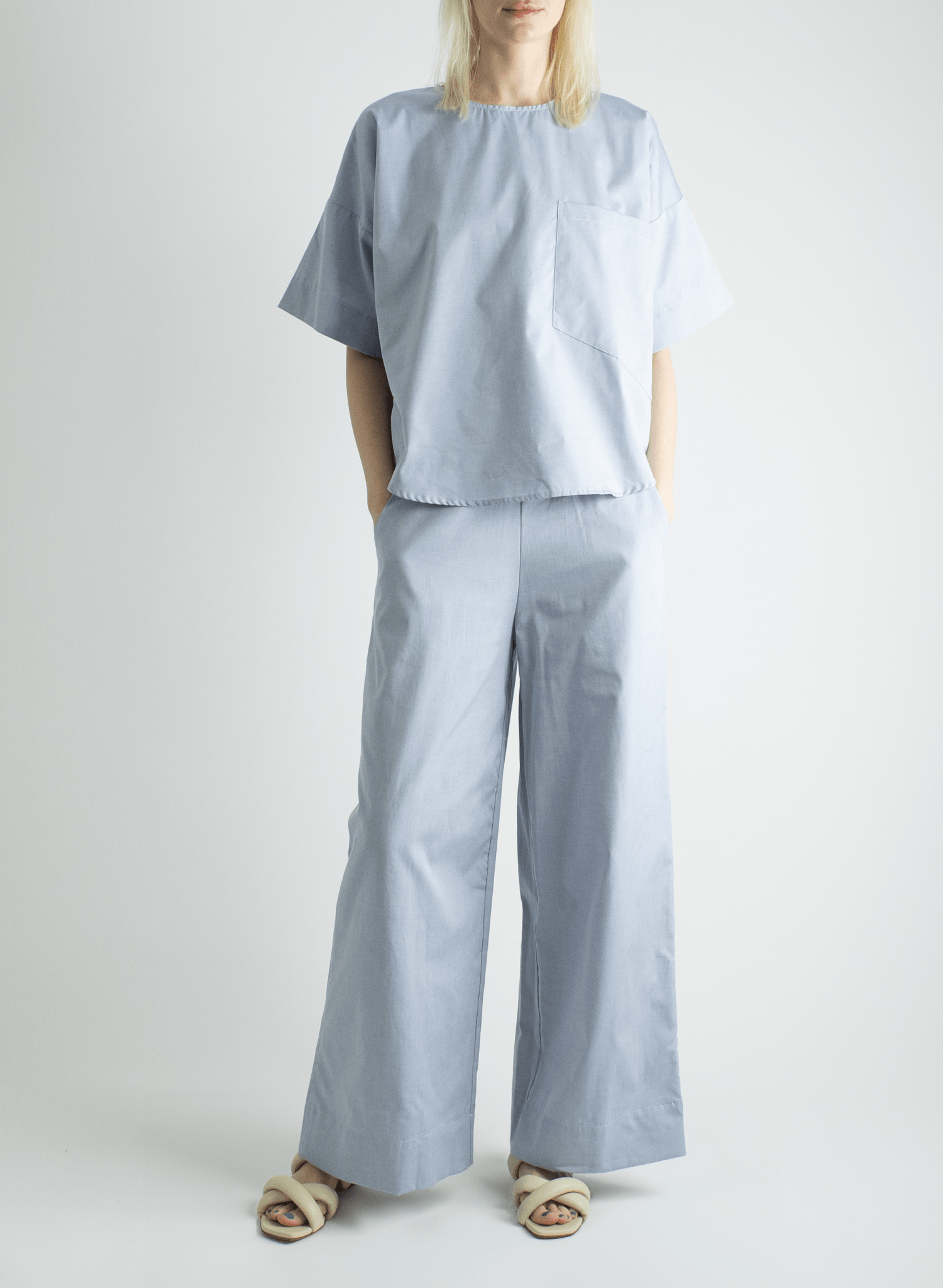 Jackie Pant - Oxford Blue - Meg