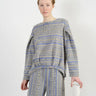 Jogger Sweater - Blue Metallic - S (RESALE ITEM) - Meg