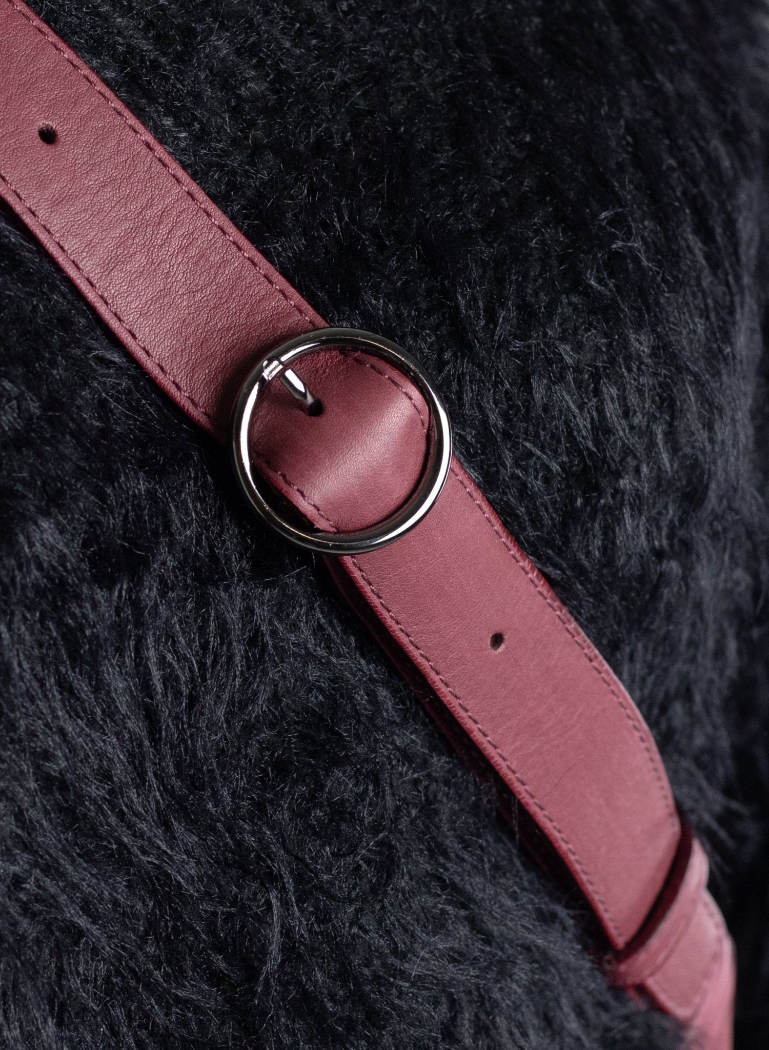 Katerina NYC - Leather Sling Bag - Burgundy - Meg