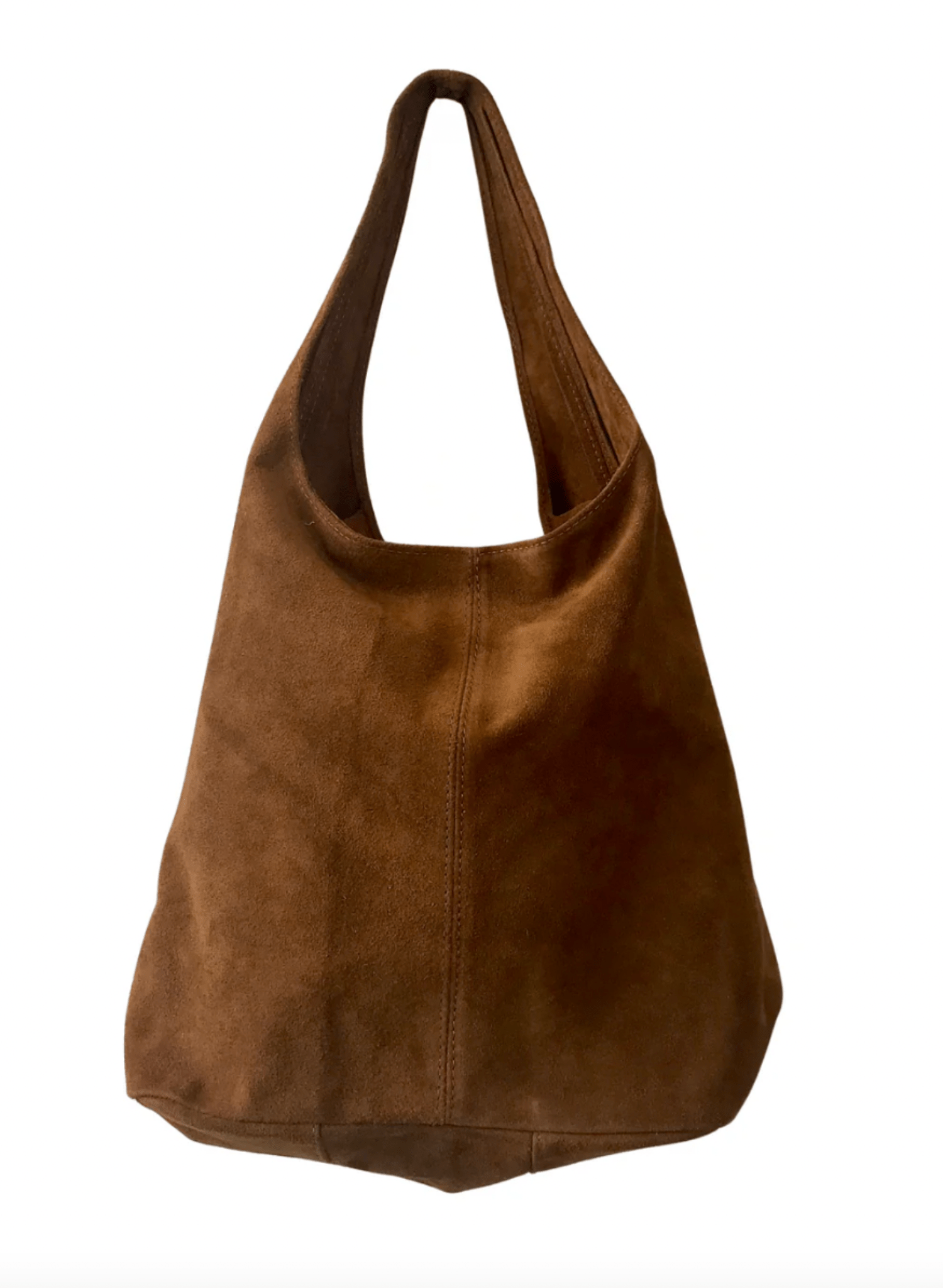 Katerina NYC - Suede Boho Bag - Caramel - Meg