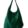 Katerina NYC - Suede Boho Bag - Deep Green - Meg