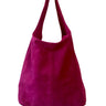 Katerina NYC - Suede Boho Bag - Fuchsia - Meg