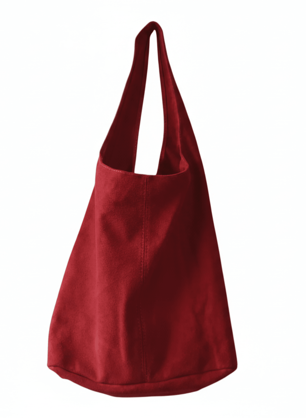 Katerina NYC - Suede Boho Bag - Red - Meg