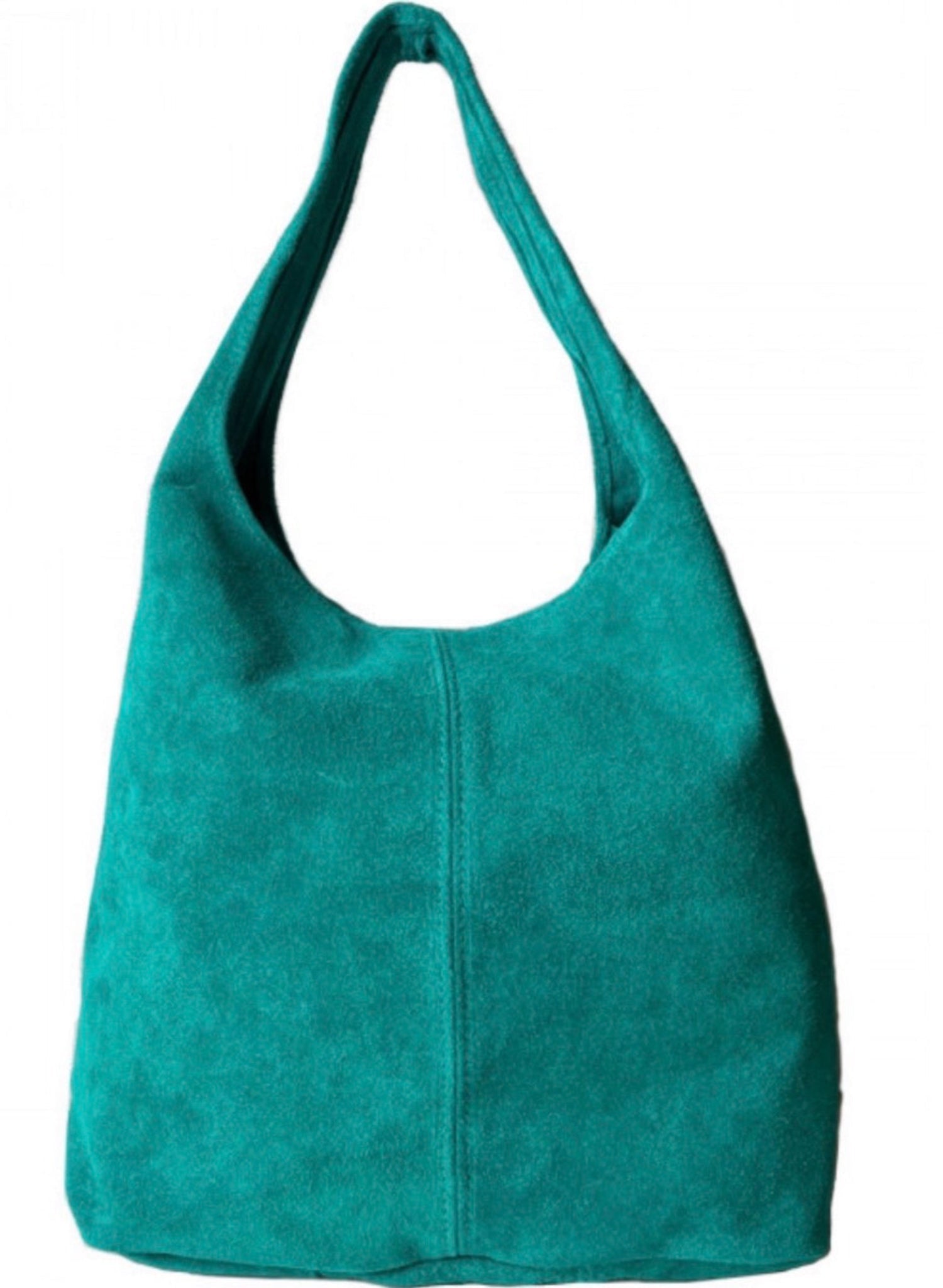 Katerina NYC - Suede Boho Bag - Teal - Meg