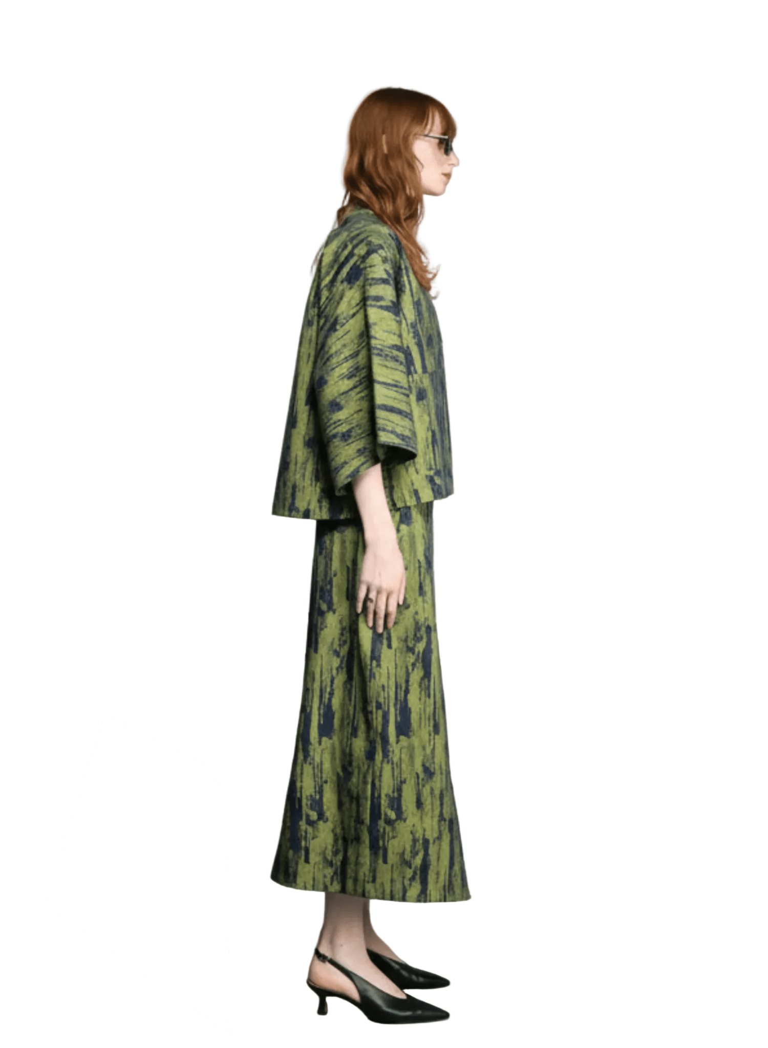 Kimono Jacket - Green - Meg