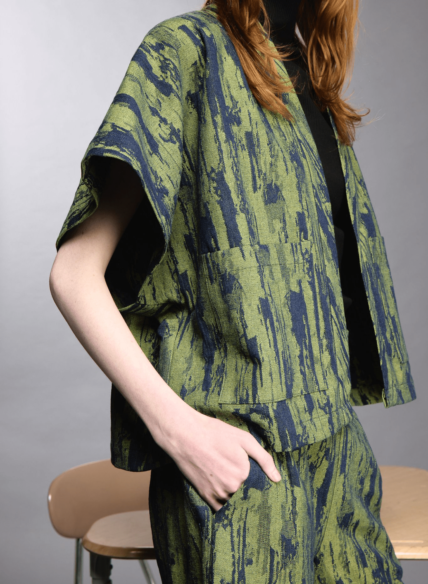 Kimono Jacket - Green (PRE - ORDER) - Meg