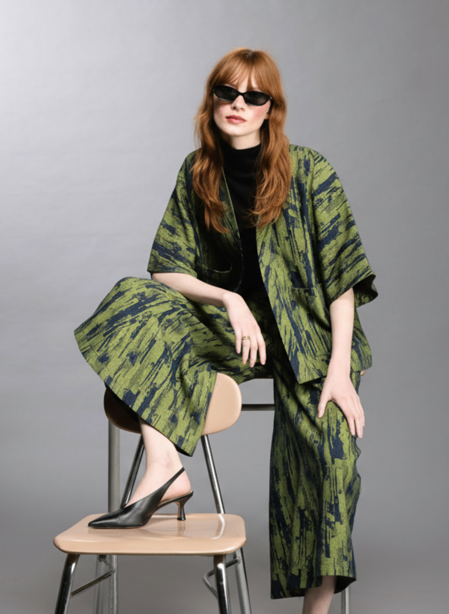 Kimono Jacket - Green (PRE - ORDER) - Meg